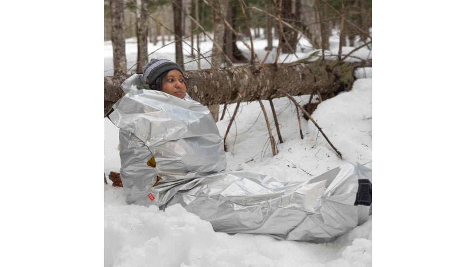 Survive Outdoors Longer Thermal Bivvy w/ Rescue Whistle, Orange, 0140-1221