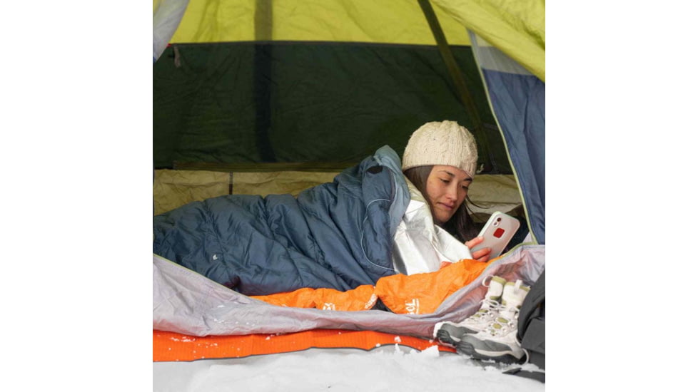 Survive Outdoors Longer Thermal Bivvy w/ Rescue Whistle, Orange, 0140-1221