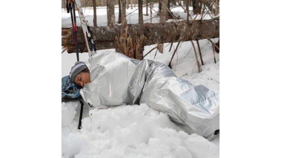 Survive Outdoors Longer Thermal Bivvy w/ Rescue Whistle, Orange, 0140-1221