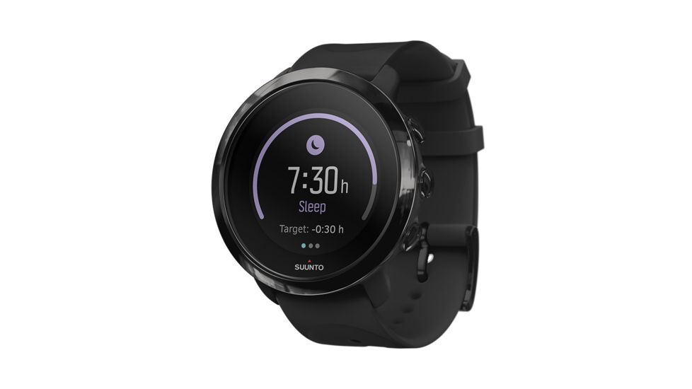 Suunto 3 Fitness - Robust and Smart Fitness Watch, All Black SS050020000