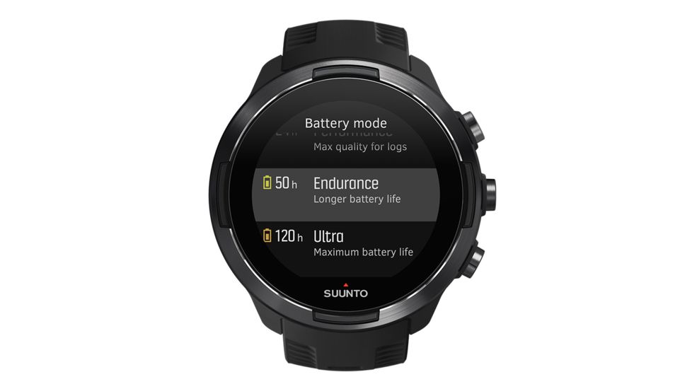 Suunto 9 G1 Baro Durable Multisport GPS Watch, Black, w/o Smart Sensor and Heart Rate Belt SS050019000