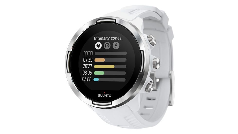Suunto 9 G1 Baro Durable Multisport GPS Watch, White, w/o Smart Sensor and Heart Rate Belt SS050021000