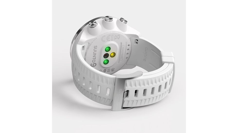 Suunto 9 G1 Baro Durable Multisport GPS Watch, White, w/o Smart Sensor and Heart Rate Belt SS050021000