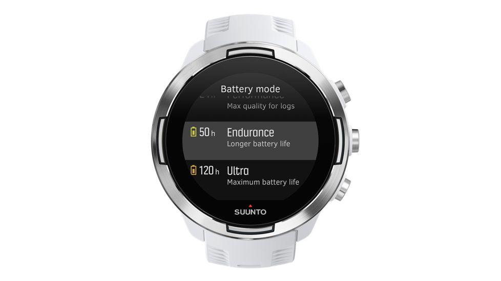Suunto 9 G1 Baro Durable Multisport GPS Watch, White, w/o Smart Sensor and Heart Rate Belt SS050021000