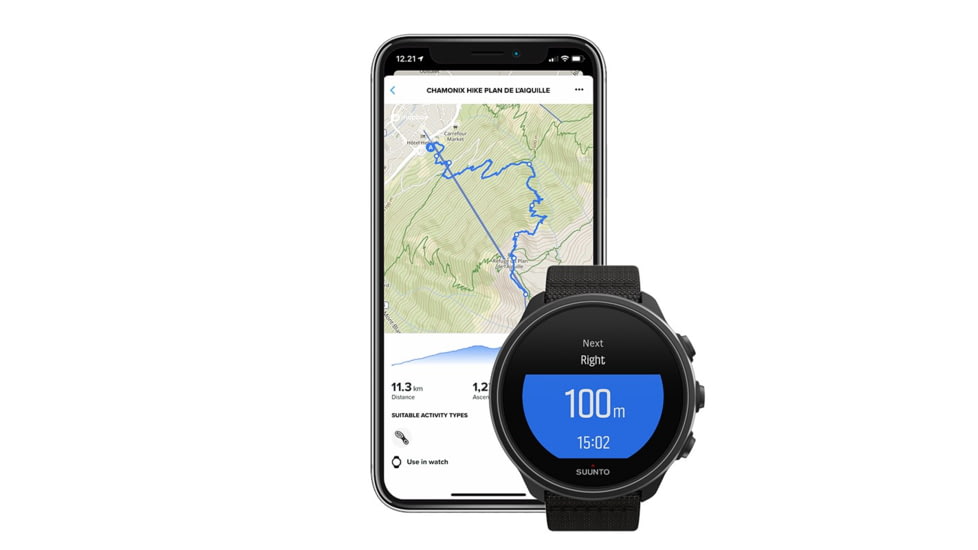 Suunto 9 G1 Baro Watches, Titanium Charcoal, SS050564000