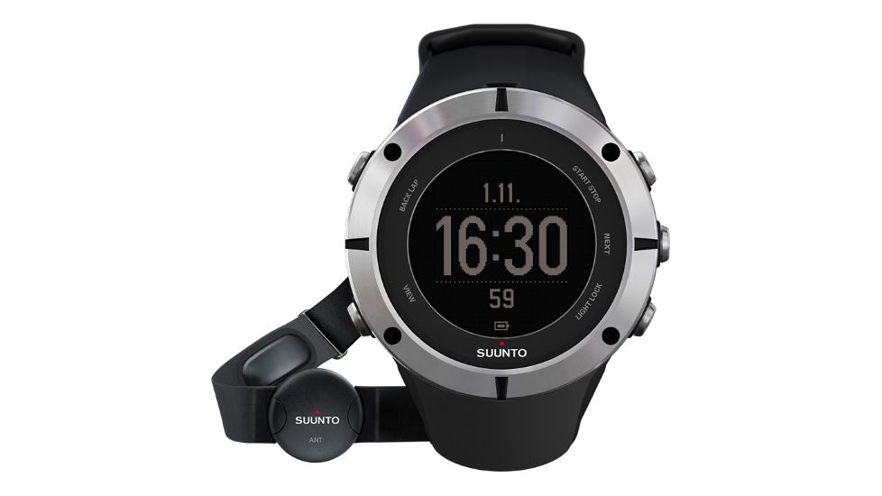 Suunto Ambit2 Sapphire w/ Heart Rate Monitor, Stainless Steel SS019183000
