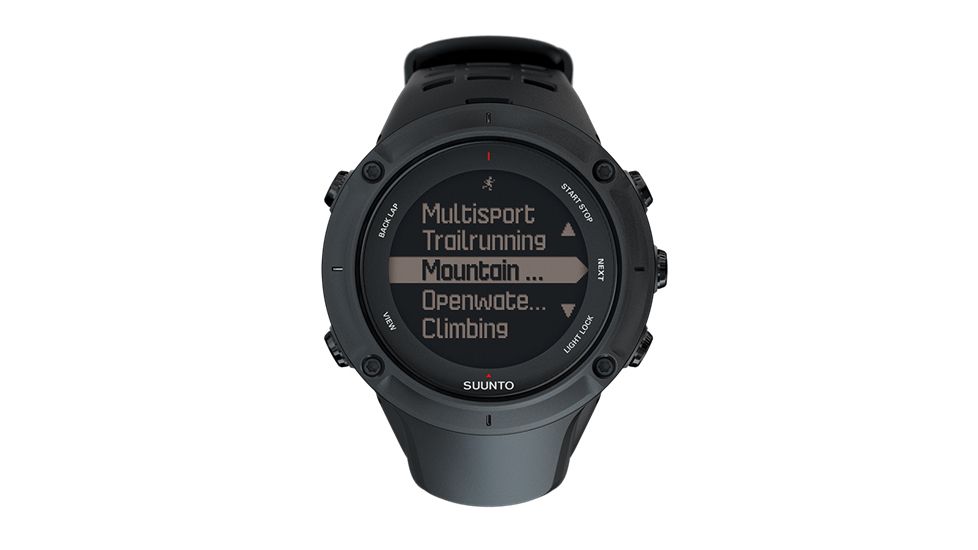 Suunto Ambit3 Peak Watch w/ Barometer and Compass, Black, Altitude Function SS020677000