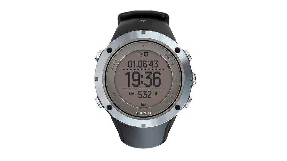 Suunto Ambit3 Peak Watch w/ Barometer and Compass, Sapphire/Blk/SS, Fused Altitude Function SS020676000