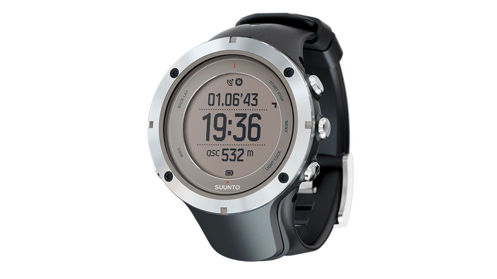 Suunto Ambit3 Peak Watch w/ Barometer and Compass, Sapphire/Blk/SS, Fused Altitude Function SS020676000