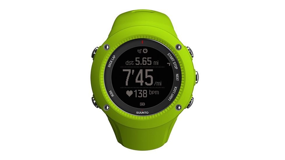 Suunto Ambit3 Run SmartWatch, HR, Lime SS021261000