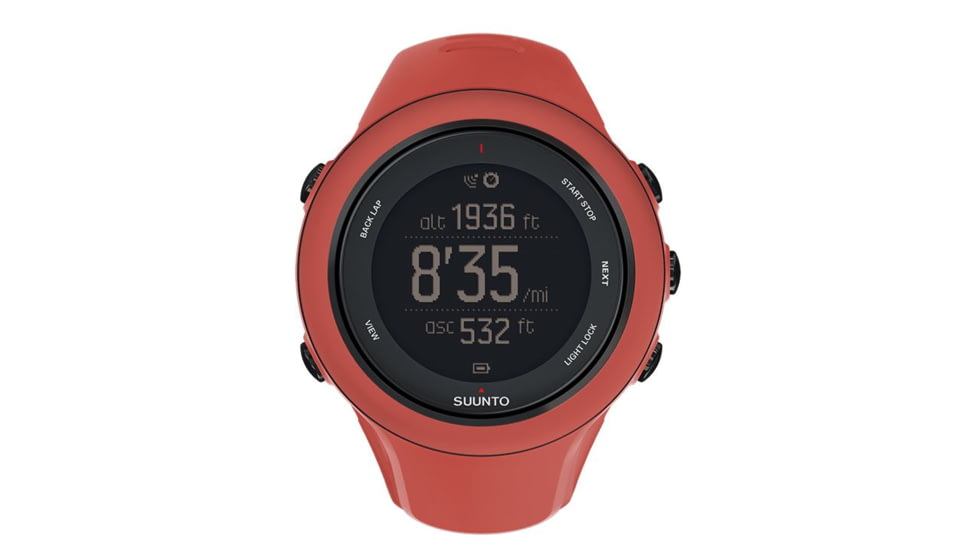 Suunto Ambit3 Sport HR Multisport  Gps Watch With Heart Rate, Coral SS021469000