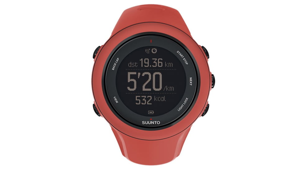 Suunto Ambit3 Sport HR Multisport  Gps Watch With Heart Rate, Coral SS021469000