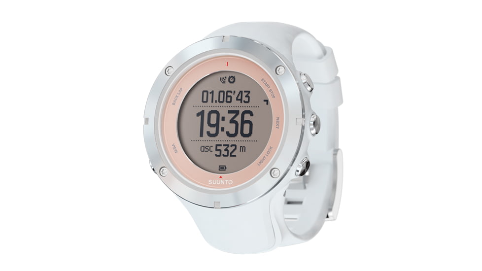 Suunto Ambit3 Sport Watch w/ GPS, Compass, and Heart Rate Function, Sapphire/White SS020675000