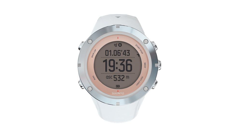 Suunto Ambit3 Sport Watch w/ GPS, Compass, and Heart Rate Function, Sapphire/White SS020675000