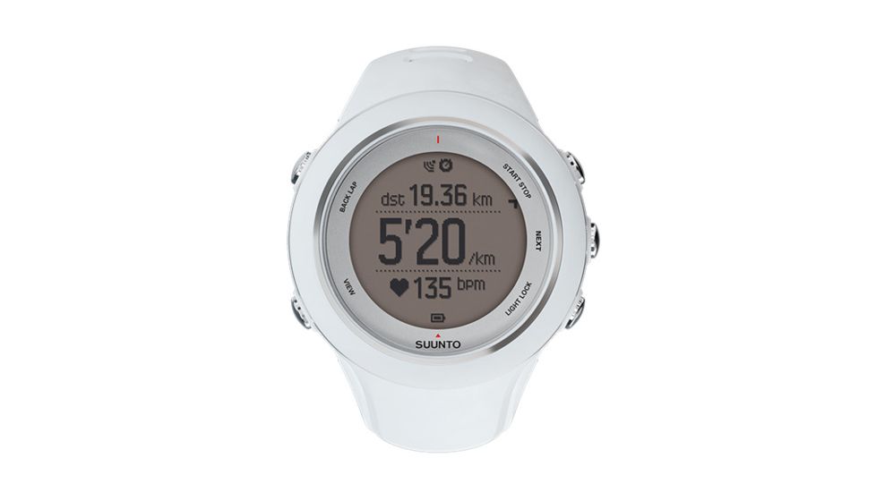 Suunto Ambit3 Sport Watch w/ GPS, Compass, and Heart Rate Function, White SS020683000