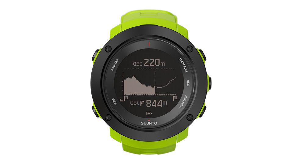 Suunto Ambit3 Vertical GPS Watch, Lime, SS021971000