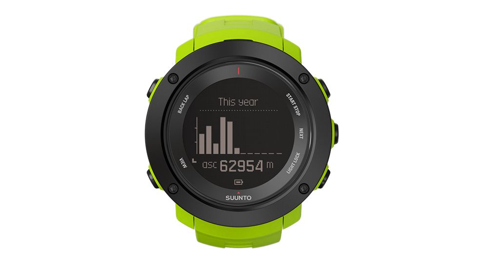Suunto Ambit3 Vertical GPS Watch, Lime, SS021971000