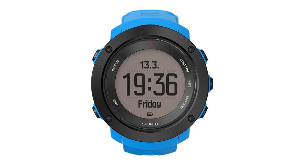Suunto Ambit3 Vertical GPS Watch with Heart Rate Monitor, Blue, SS021968000