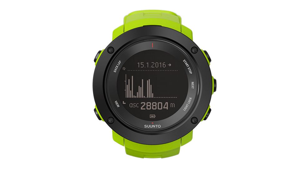 Suunto Ambit3 Vertical GPS Watch with Heart Rate Monitor, Lime, SS021970000