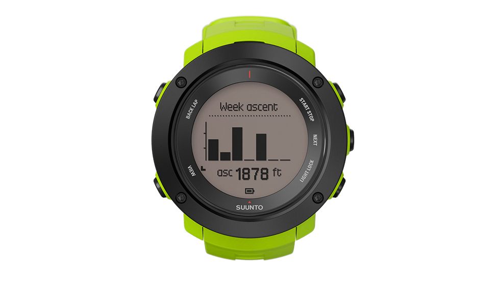 Suunto Ambit3 Vertical GPS Watch with Heart Rate Monitor, Lime, SS021970000