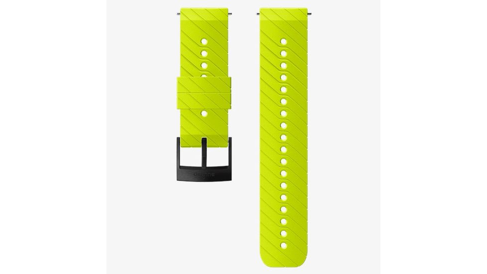 Suunto Athletic 3 24mm Silicone Strap, Lime, M SS050156000