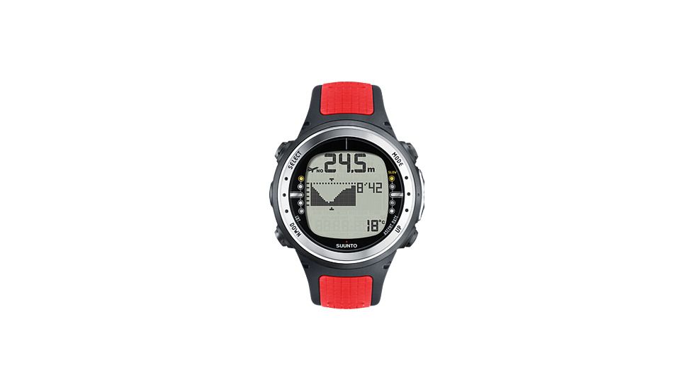 Suunto D4 Diving Watch, Red