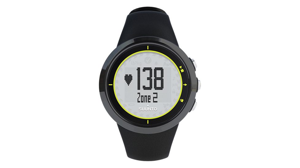 Suunto M2 Heart Rate and Calorie Monitor Watch, Black-Lime, One Size SS020647000