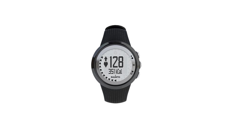 Suunto M4 Heart Rate Monitor Watch - Men - Black/Silver WITHOUT Belt SS015706000