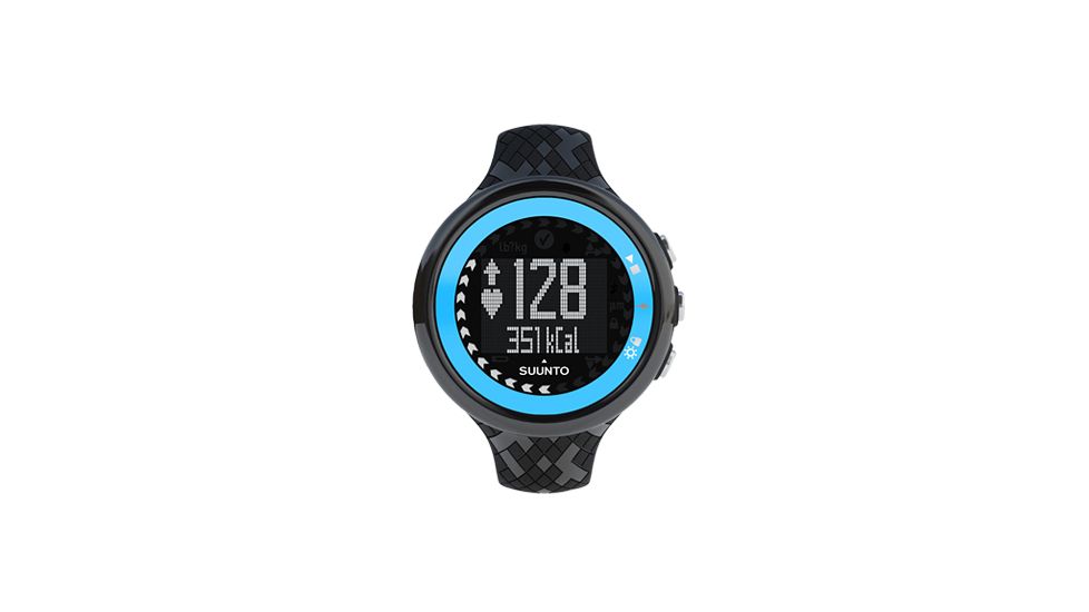 Suunto M4 Heart Rate Monitor Watch - Women - Black/Turquise - Box package SS015858000
