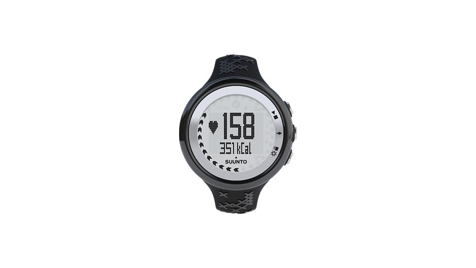 Suunto M5 Heart Rate Monitor Watch - Women - Black/Silver WITHOUT Belt SS015708000