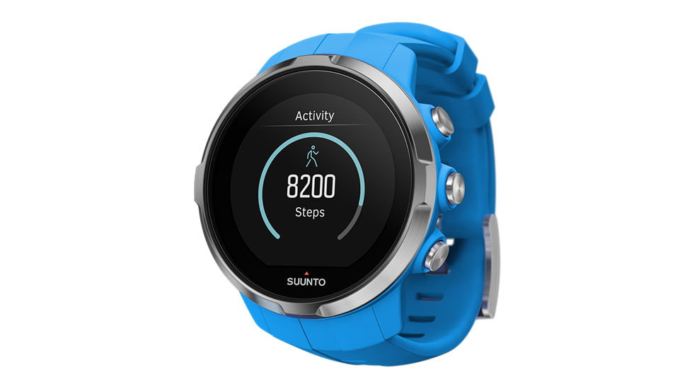 Suunto Spartan Sport HR Multisport Watch, Blue SS022652000