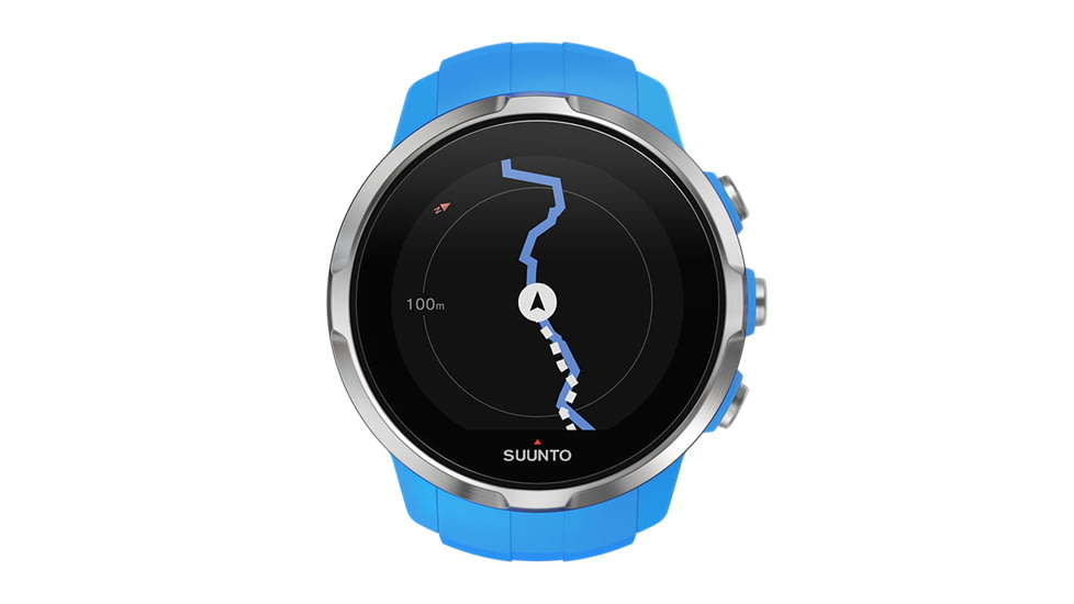 Suunto Spartan Sport HR Multisport Watch, Blue SS022652000