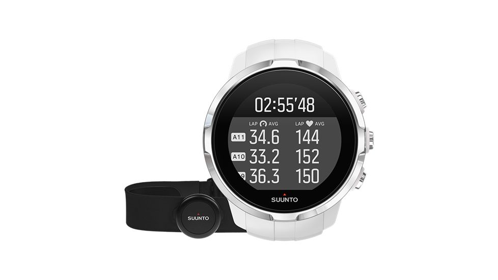 Suunto Spartan Sport HR Multisport Watch, White SS022650000