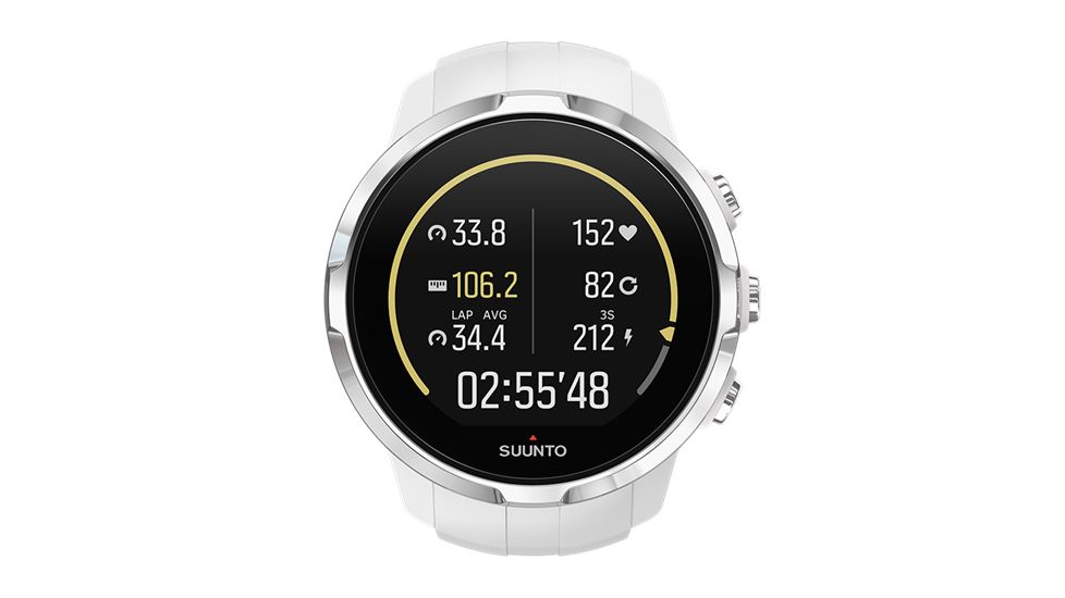 Suunto Spartan Sport HR Multisport Watch, White SS022650000