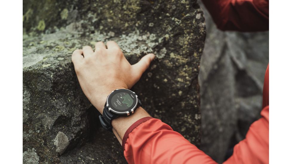 Suunto Spartan Sport Wrist HR Baro Multisport GPS Watch, Stealth, w/o Smart Sensor and HR Belt SS023404000