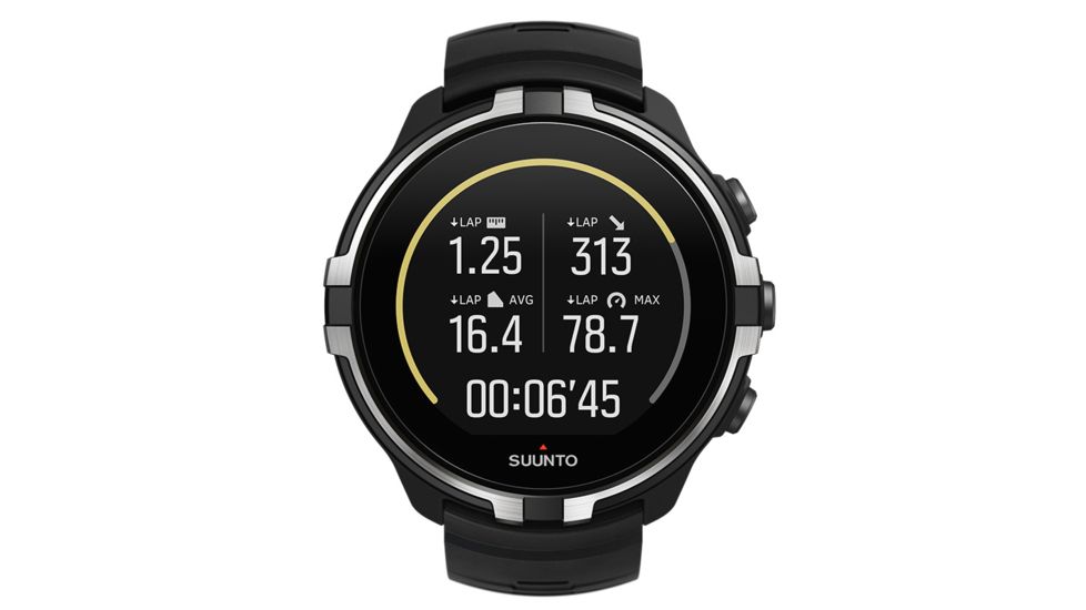 Suunto Spartan Sport Wrist HR Baro Multisport GPS Watch, Stealth, w/o Smart Sensor and HR Belt SS023404000