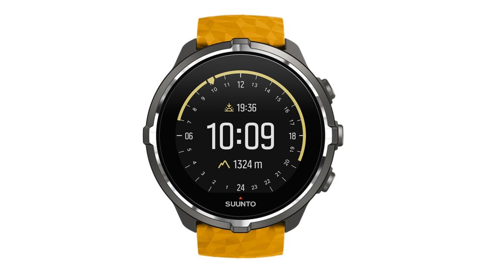 Suunto Spartan Sport Wrist HR Baro Multisport GPS Watch, Amber, w/o Smart Sensor and HR Belt SS050000000