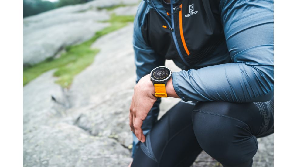 Suunto Spartan Sport Wrist HR Baro Multisport GPS Watch, Amber, w/o Smart Sensor and HR Belt SS050000000