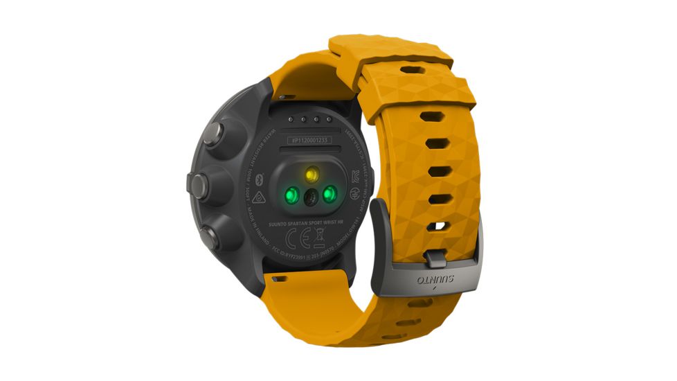 Suunto Spartan Sport Wrist HR Baro Multisport GPS Watch, Amber, w/o Smart Sensor and HR Belt SS050000000