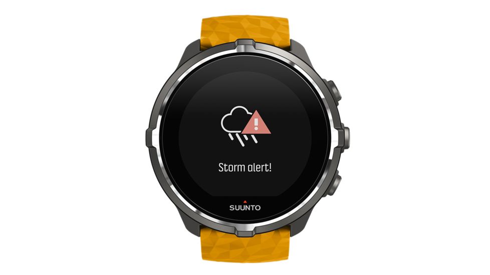Suunto Spartan Sport Wrist HR Baro Multisport GPS Watch, Amber, w/o Smart Sensor and HR Belt SS050000000