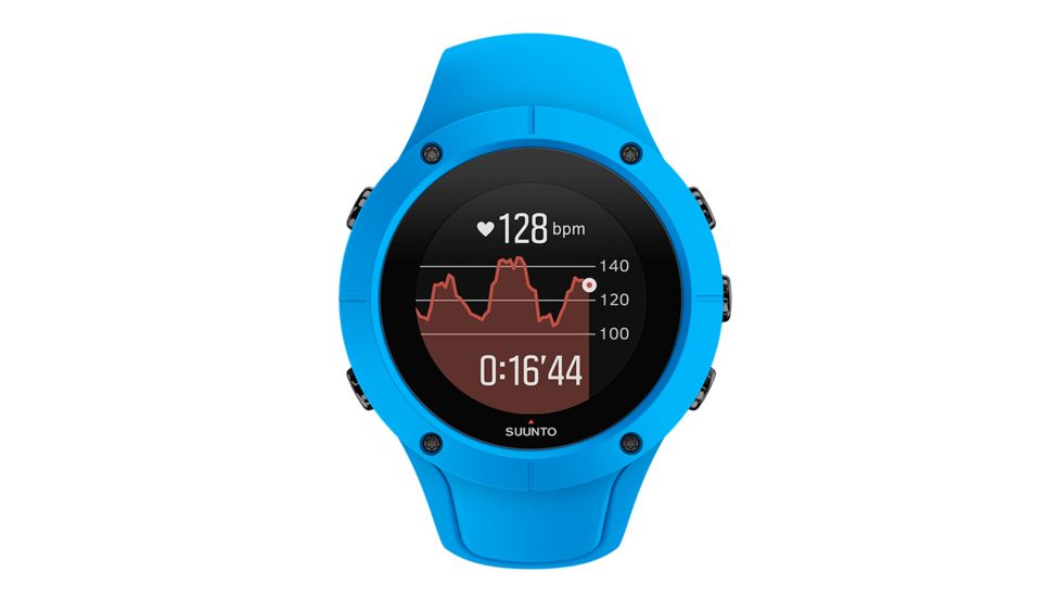 Suunto Spartan Trainer Wrist HR Sports Watch, Blue SS023002000