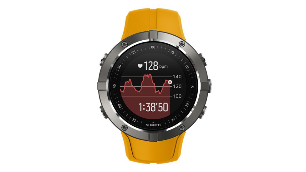 Suunto Spartan Trainer Wrist HR Sports Watch, Amber SS023408000