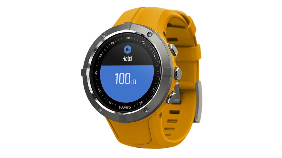 Suunto Spartan Trainer Wrist HR Sports Watch, Amber SS023408000