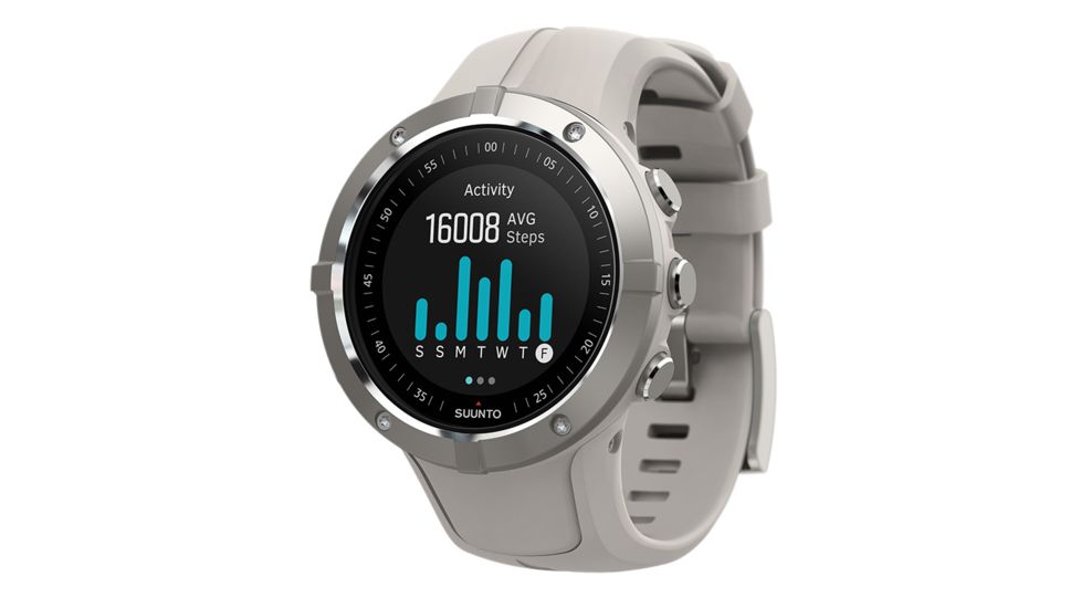 Suunto Spartan Trainer Wrist HR Sports Watch, Sandstone SS023409000