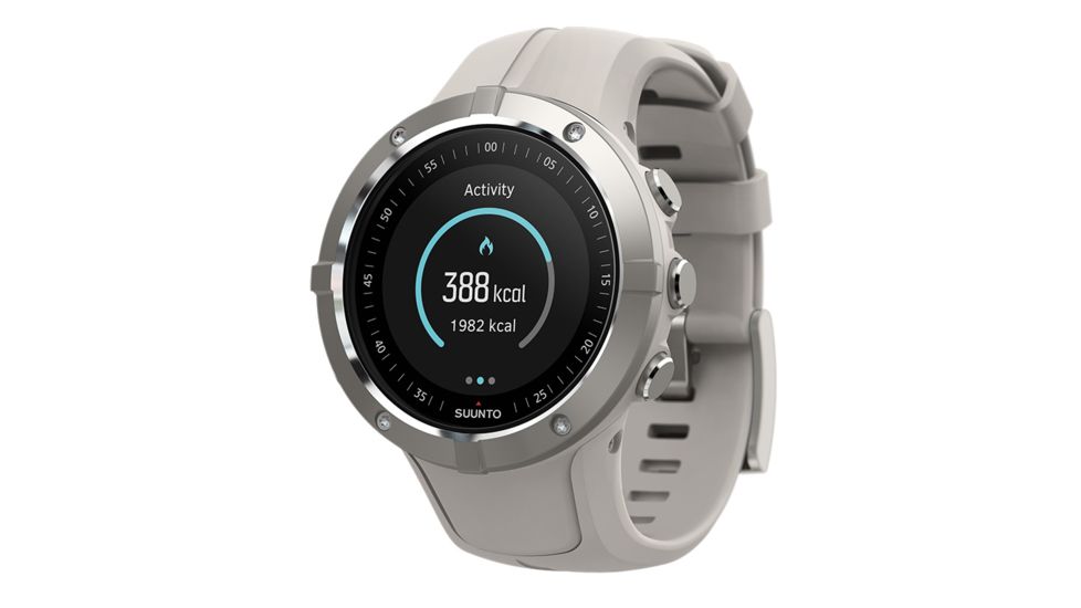 Suunto Spartan Trainer Wrist HR Sports Watch, Sandstone SS023409000