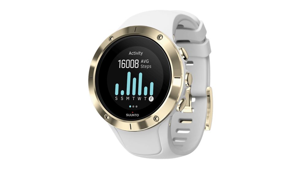 Suunto Spartan Trainer Wrist HR Sports Watch, Gold SS023426000