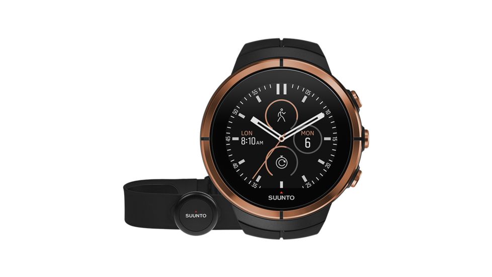 Suunto Spartan Ultra Copper Special Edition Advanced Multisport GPS Watch, w/ Heart Rate Belt SS022944000
