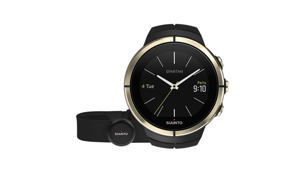Suunto Spartan Ultra Gold Special Edition Advanced Multisport GPS Watch, w/ Heart Rate Belt SS023303000