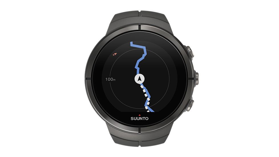 Suunto Spartan Ultra Stealth Titanium Chest HR Multisport Watch, Titanium SS022656000
