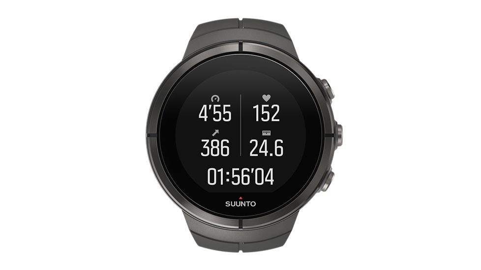 Suunto Spartan Ultra Stealth Titanium Chest HR Multisport Watch, Titanium SS022656000